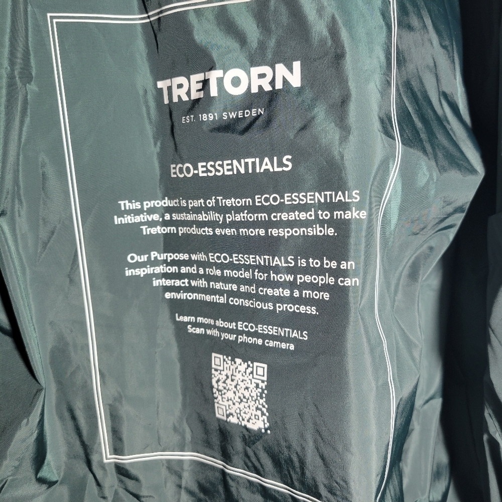 Tretorn FIELD LINER Womens - Down padded quilted coat jacket puffer green large - Picture 5 of 13